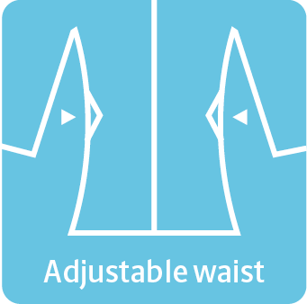 Adjustable waist jacket