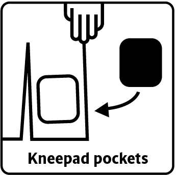 Kneepad pockets