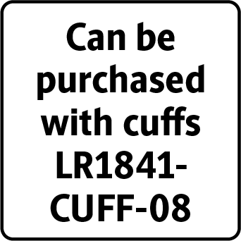 Can be purchased with cuffs