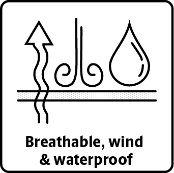 Waterproof, Windproof &amp; Breathable